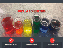 Tablet Screenshot of koralaconsulting.com